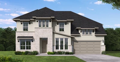 Elevation ELE-C. Bryan New Home in Castroville, TX