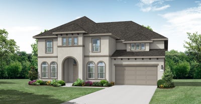 Elevation ELE-D. New Home in Castroville, TX